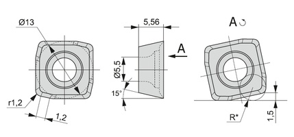 Чертеж XDHT 1305 XDR-EM