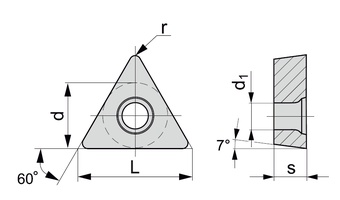 Чертеж TCMT-16T304 F3